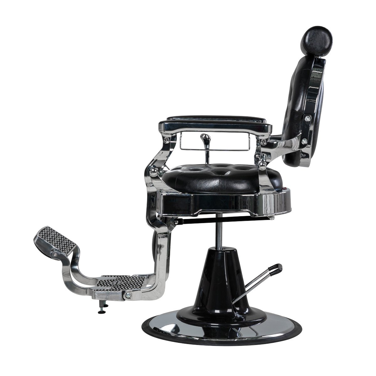 Кресло мужское барбер Ричард с каретной стяжкой