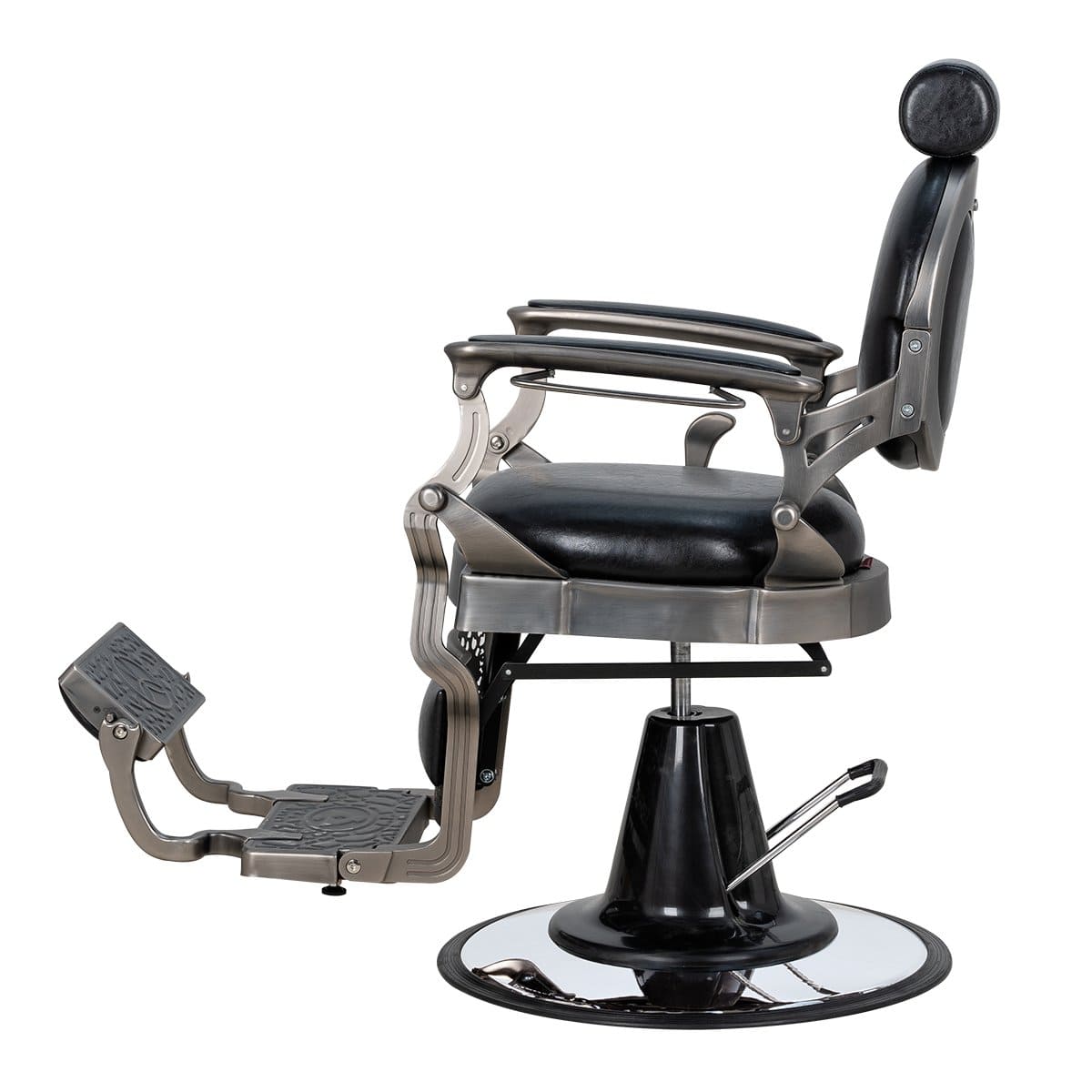 Кресло мужское барбер Ричард каркас тонированный хром