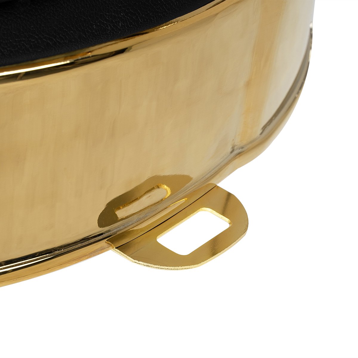 Мужское кресло барбер МД-9119, каркас золото