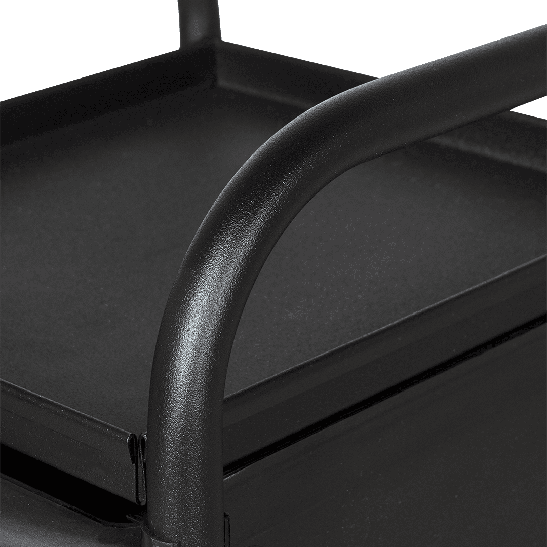 Тележка парикмахерская М-02, каркас черный