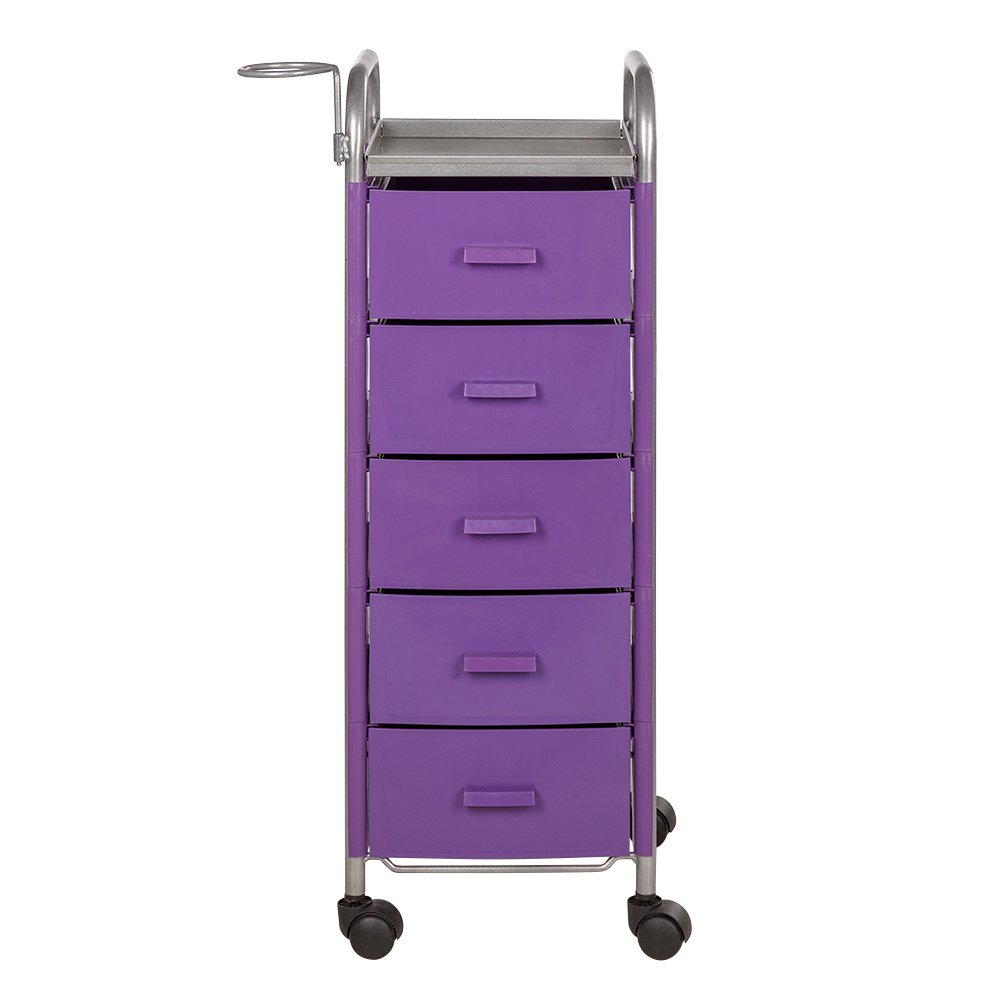 Тележка парикмахерская Глорис-02, фиолетовый