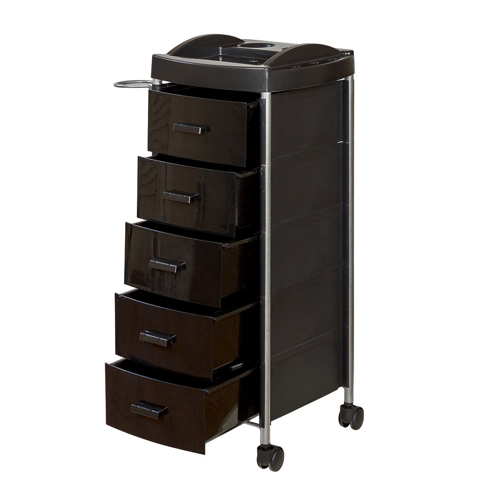 Тележка парикмахерская Глорис-03, черный