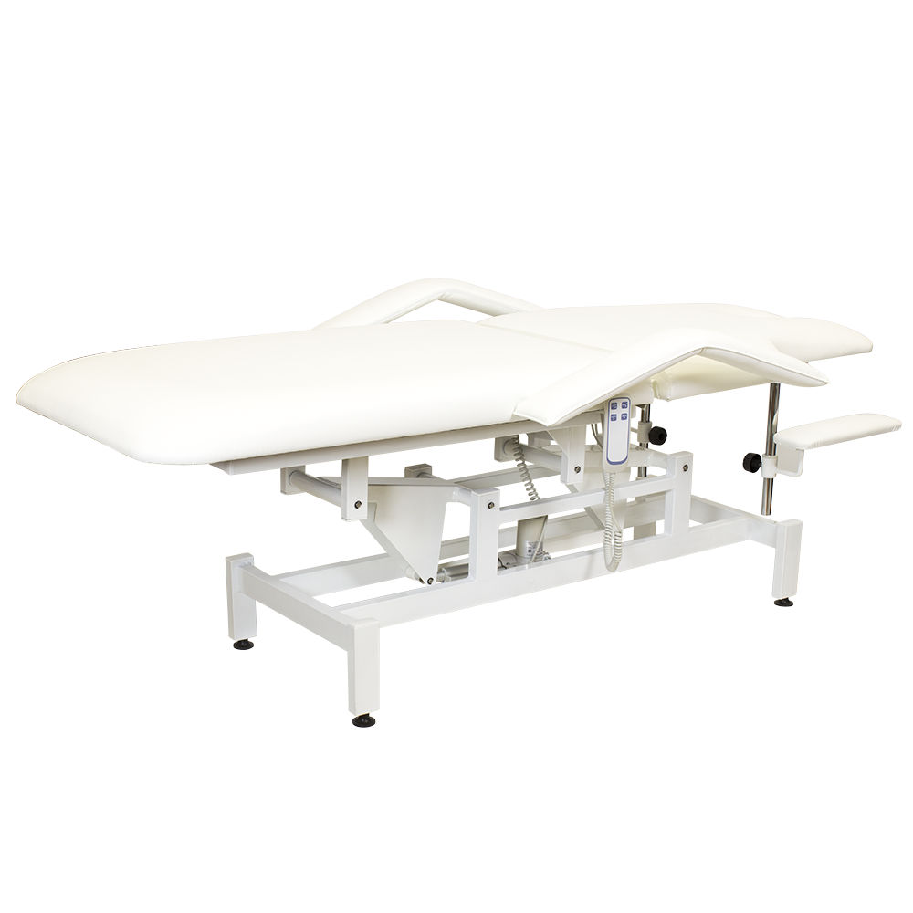 Кушетка массажная МД-850 (Элегия-2А), серебристая, 2 мотора