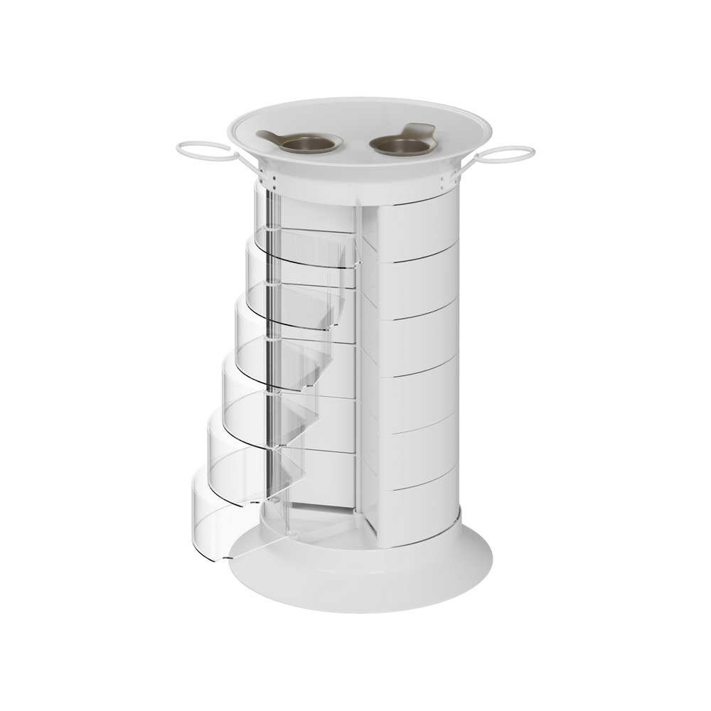 Парикмахерская тележка GiroCo Doble Plus, белый