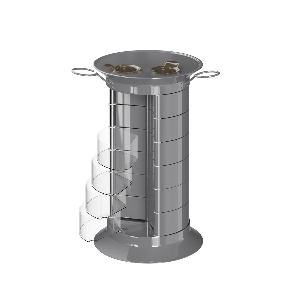 Парикмахерская тележка GiroCo Ofelia Plus, серый