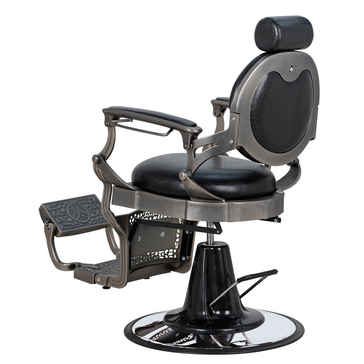 Кресло мужское барбер Ричард каркас тонированный хром