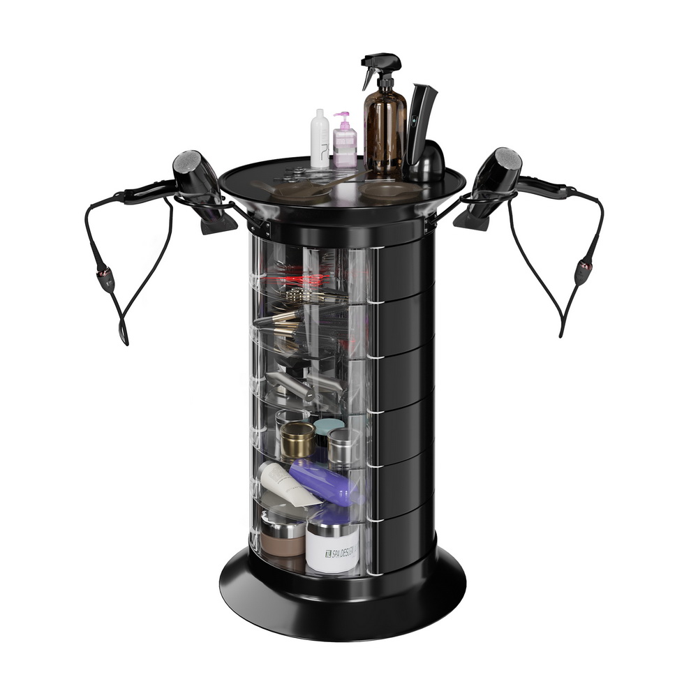 Парикмахерская тележка GiroCo Doble Plus, черный