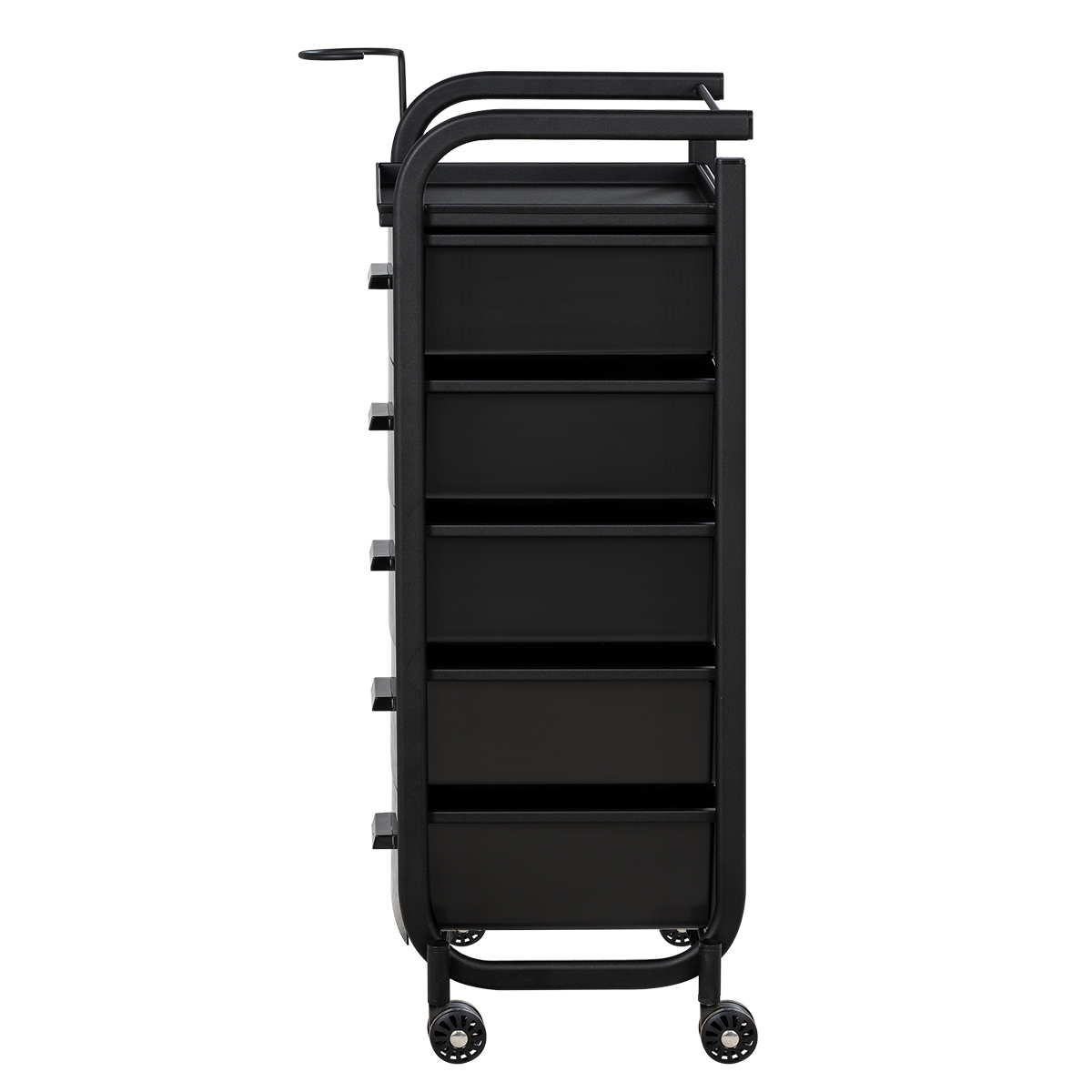 Парикмахерская тележка Арт, чёрный каркас