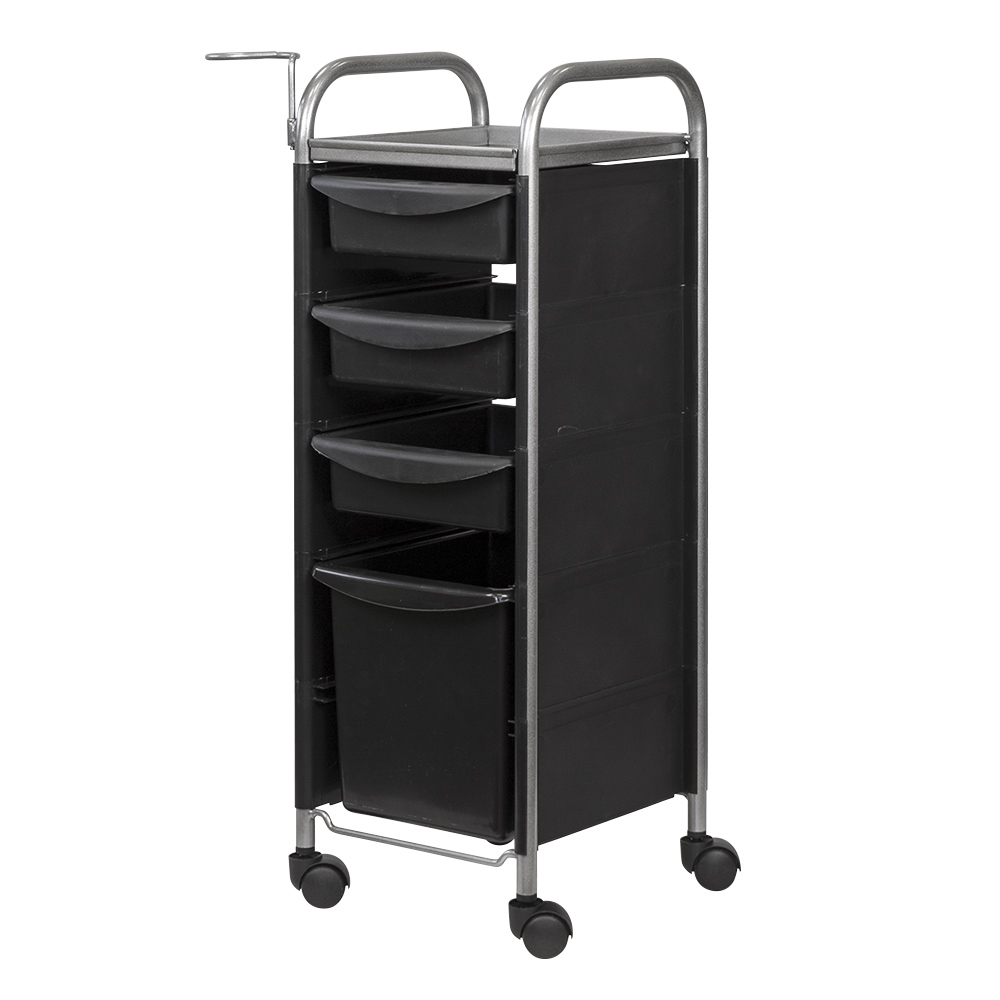 Тележка парикмахерская М-02 box, черный