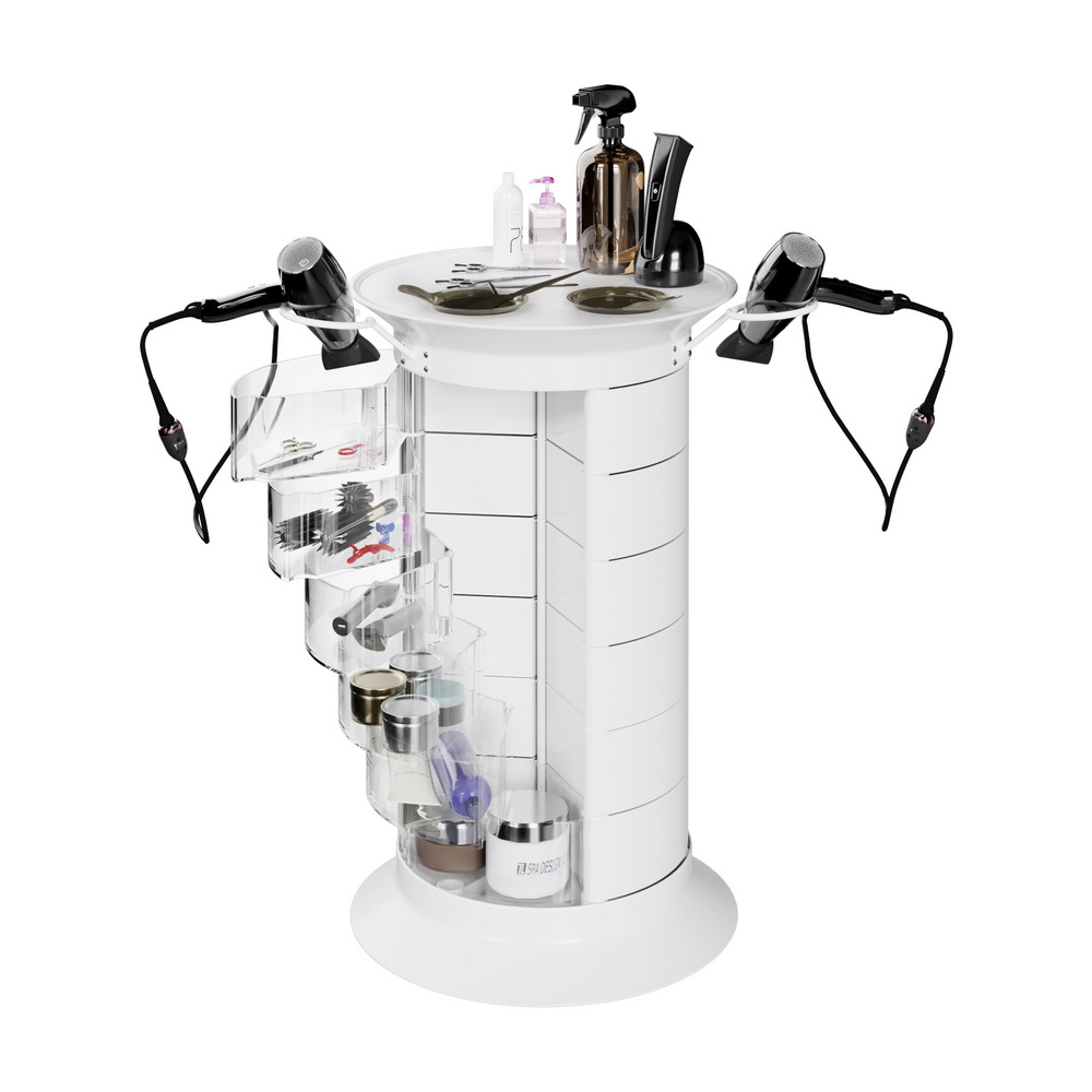 Парикмахерская тележка GiroCo Doble Plus, белый