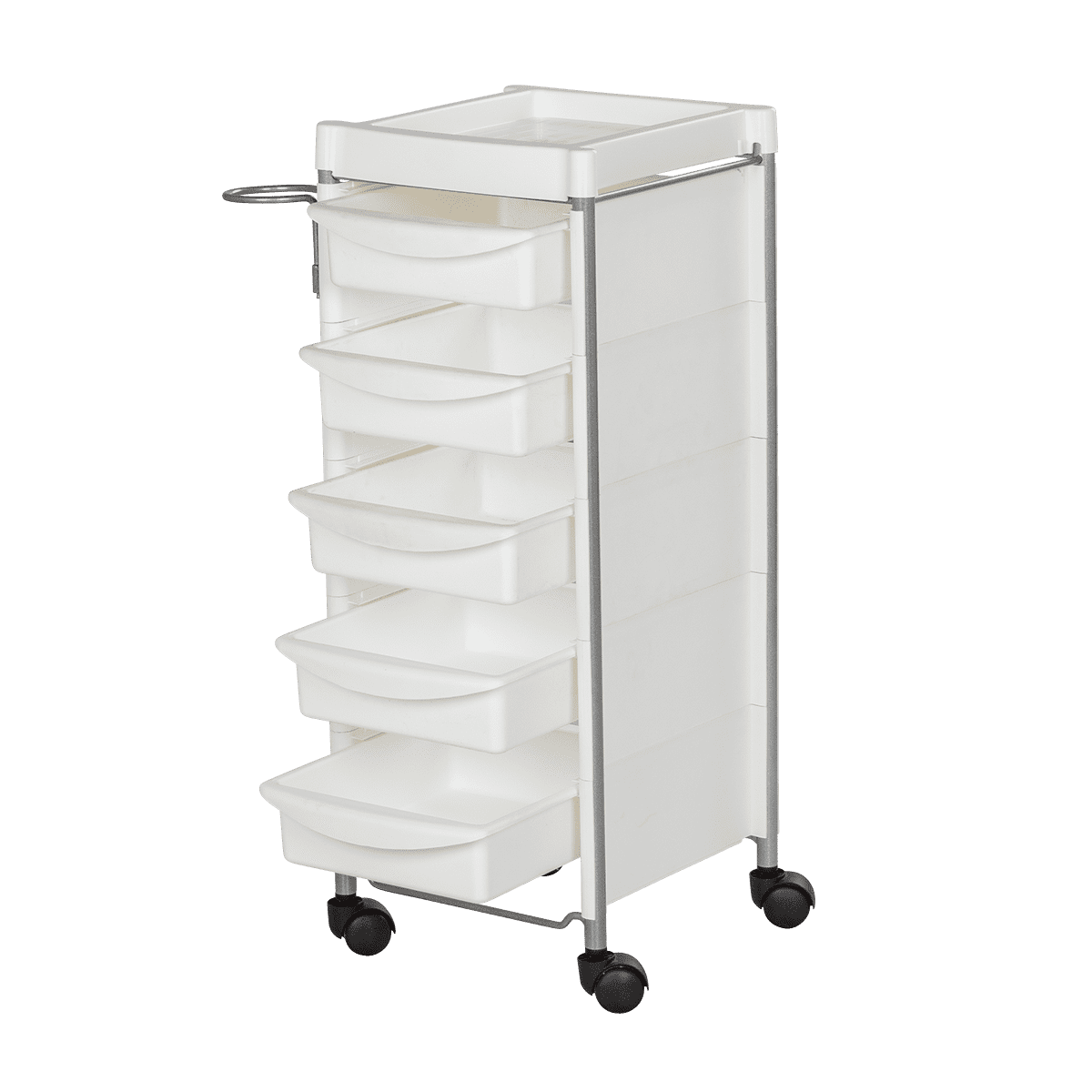 Тележка парикмахерская М-04, белый