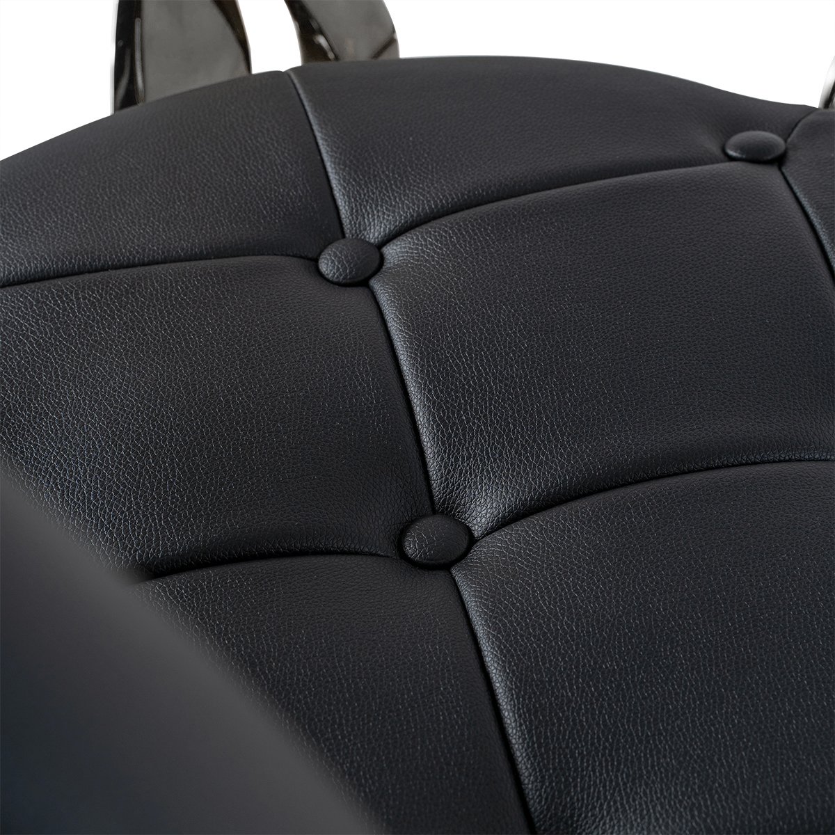 Мужское кресло барбер МД-9118, каркас тонированный хром