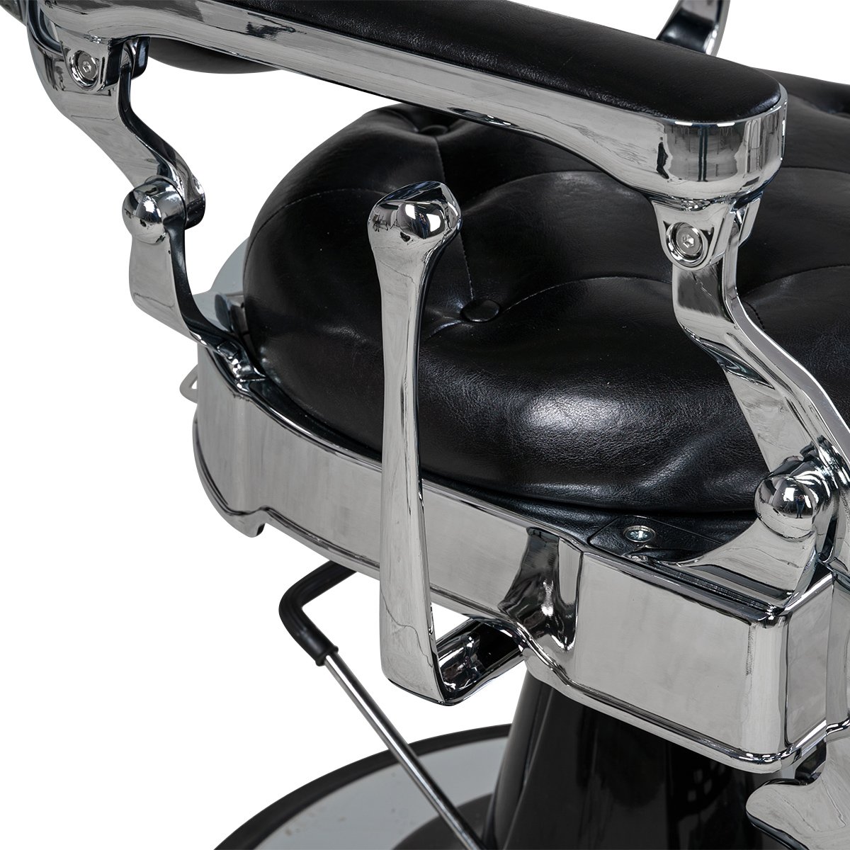 Кресло мужское барбер Ричард с каретной стяжкой