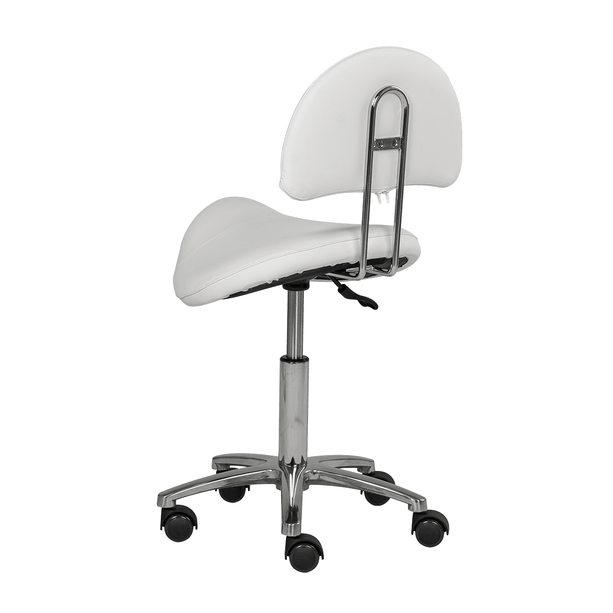 Стул-седло со спинкой МД-901А Белый