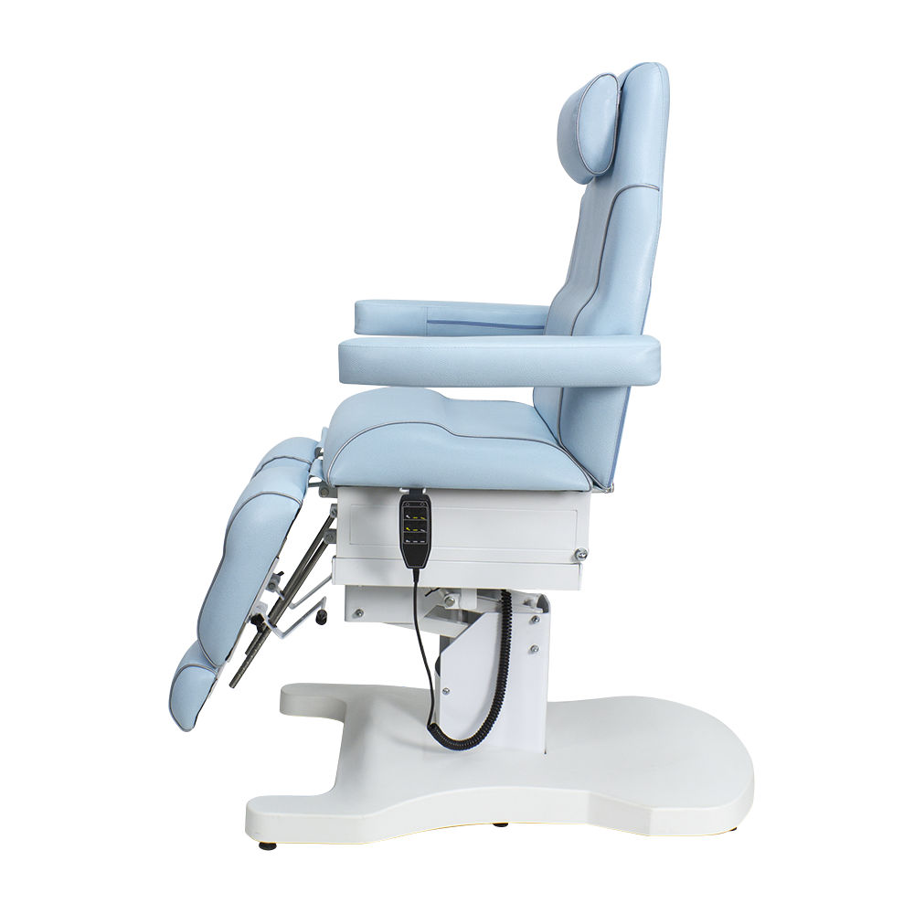 Педикюрное кресло Шарм-03 (Элегия-3В), 3 мотора, Голубой