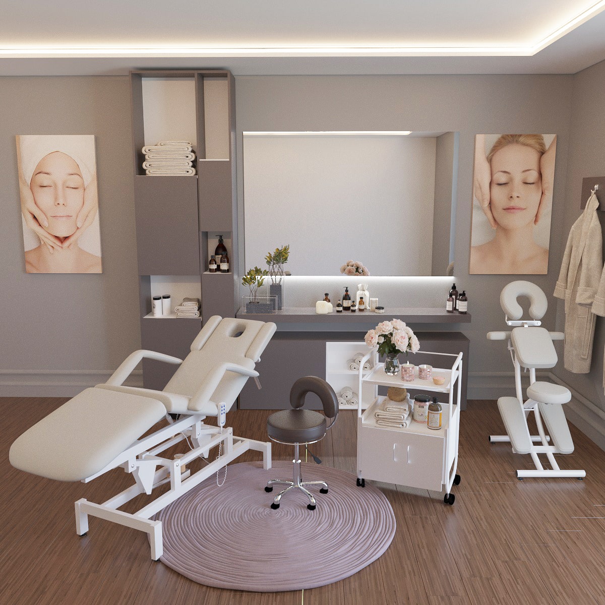 Косметологическая тележка МД-104