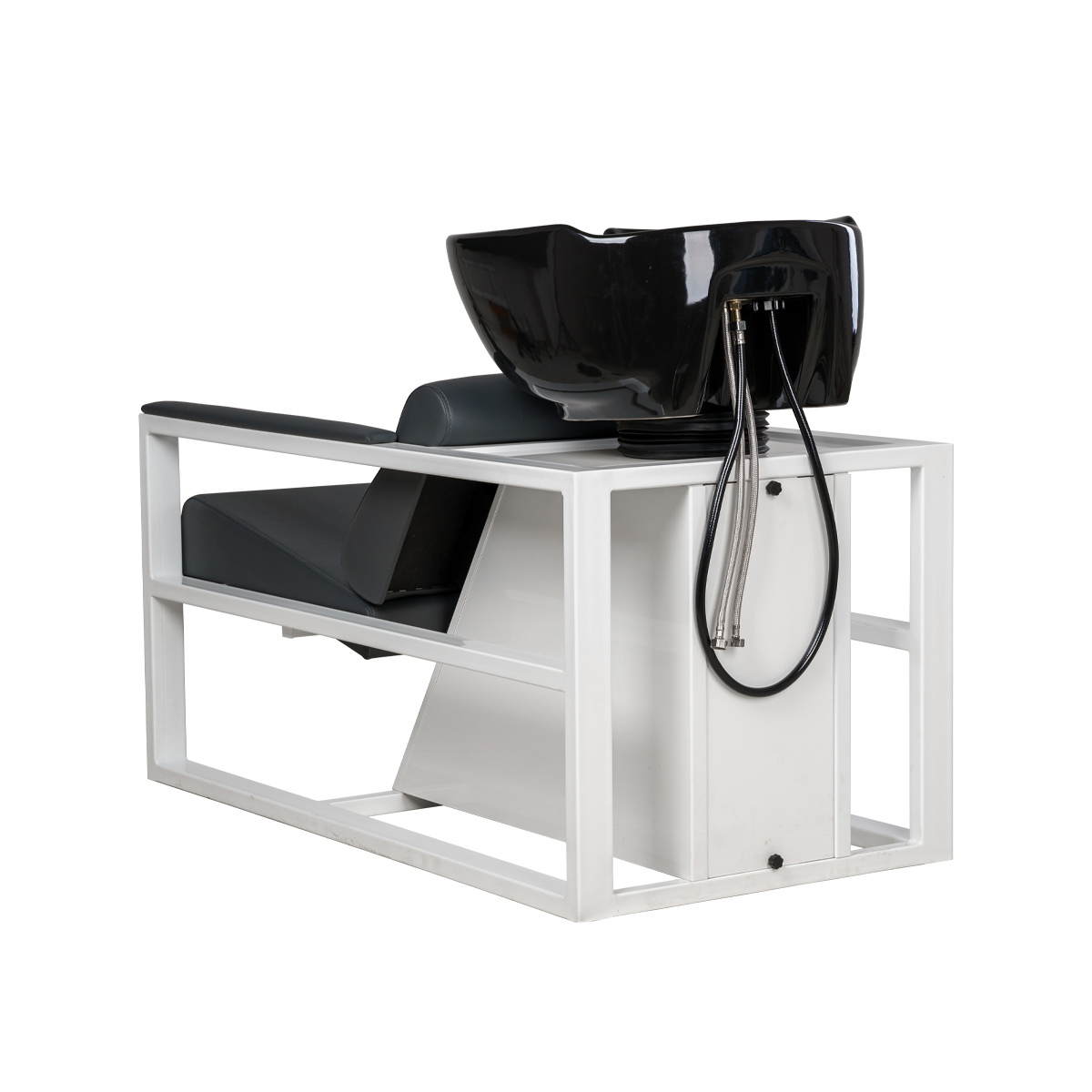 Парикмахерская мойка Дуглас на белом каркасе