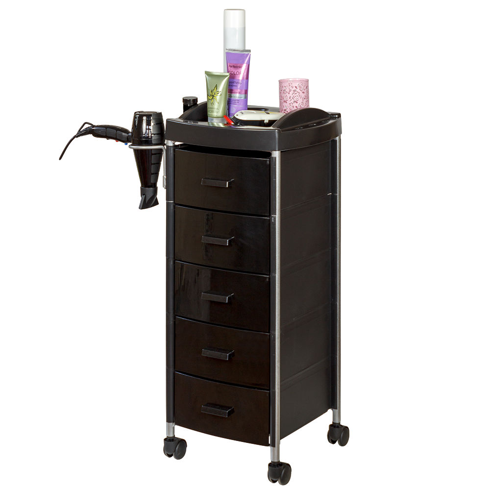 Тележка парикмахерская Глорис-03, черный