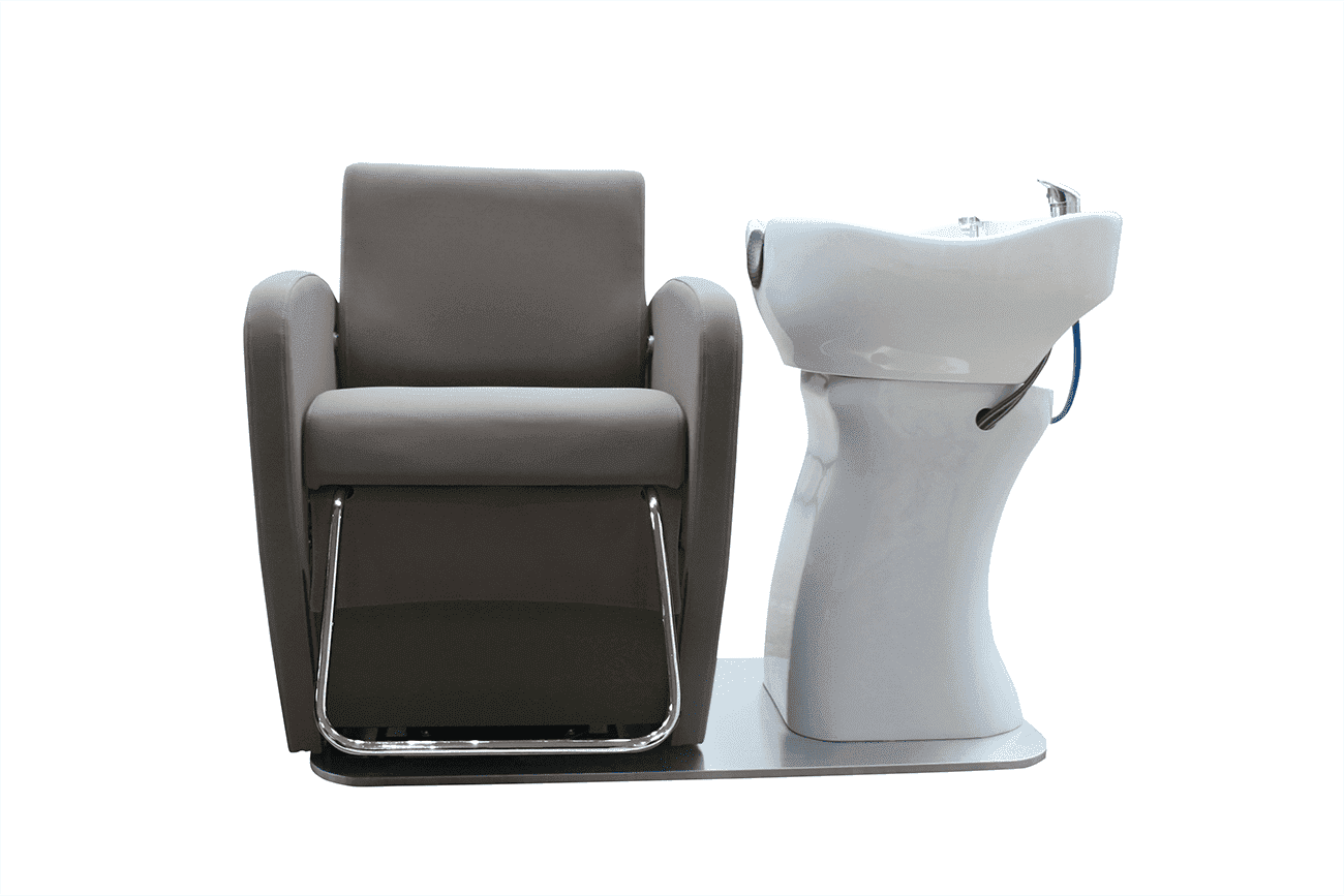 Мойка для барбершопа Валенсия, коричневая